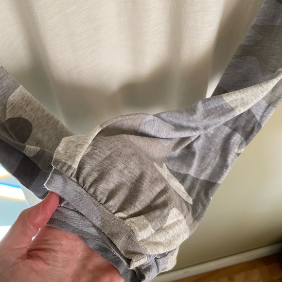 AERIE Real Soft Baseball Tee - Light Heather - Picture 5 of 7